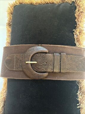 HYDE collection stretch, leather belt